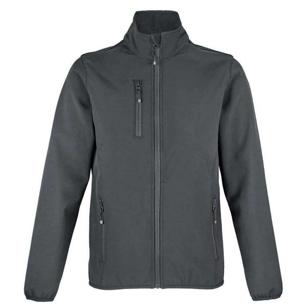 SOLS Womens/Ladies Falcon Softshell Recycled Soft Shell Jacket - Charcoal