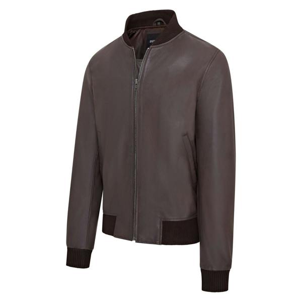 Infinity Leather Mens Soft Leather MA-1 Varsity Bomber Jacket