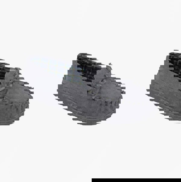 Mokkers ADIE Mens Moccasins Slippers Grey