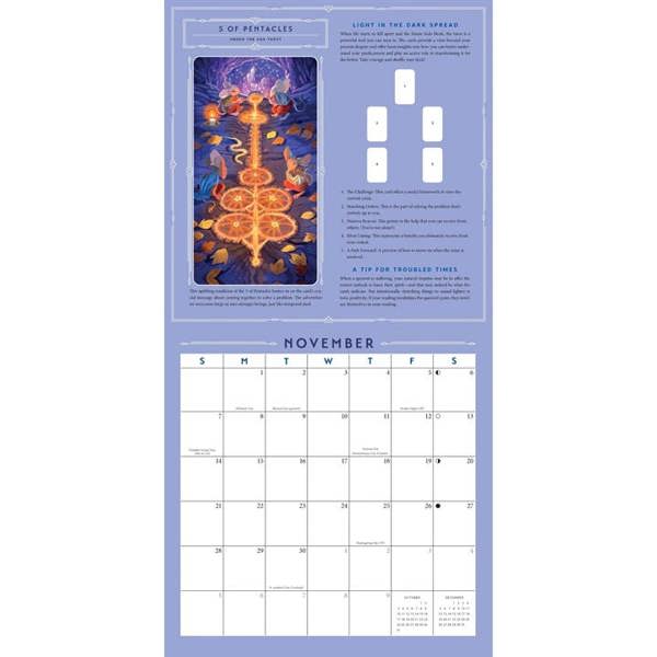 Tarot Calendar 2027, Wall Calendars, Month To View, Lifestyle, Gift