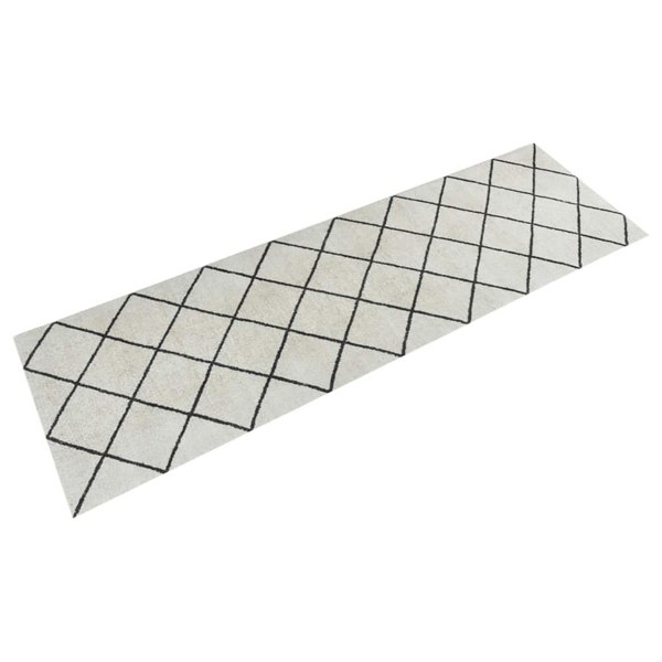 Berkfield Kitchen Rug Washable Square 60x180 cm Velvet