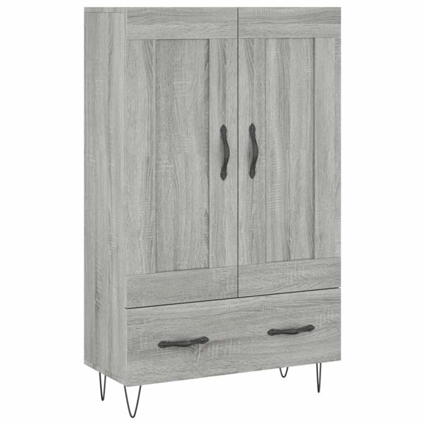 Berkfield Highboard Grey Sonoma 69.5x31x115 cm Engineered Wood