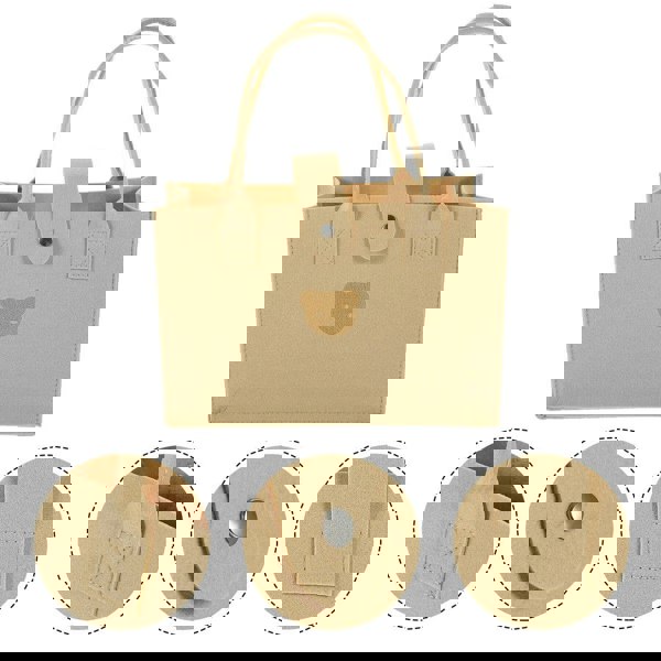 Anymom Mommy Baby Changing Bag Bear design Handbag Large Size Without Zipper Multifunctional Ins Style Mom Tote Bag