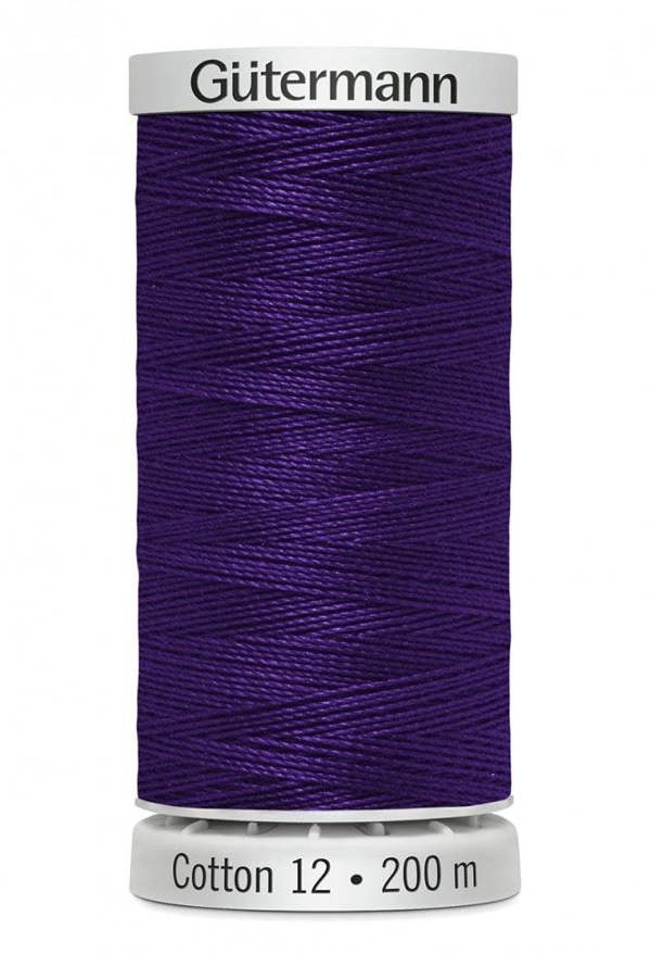 Gutermann No 12 Sulky Cotton Embroidery Thread 200m Cotton Thread Suitable For Embroidery