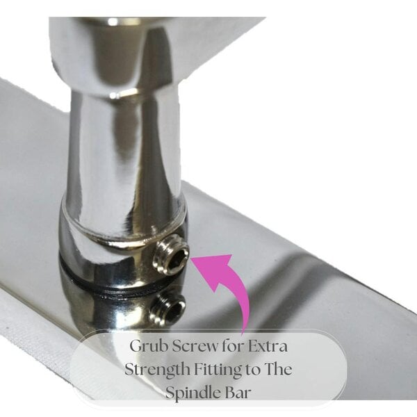 EDH Door Hardware Door Handles Cadenza Chrome Scroll on Backplate, Latch, Lock & Bathroom Sets