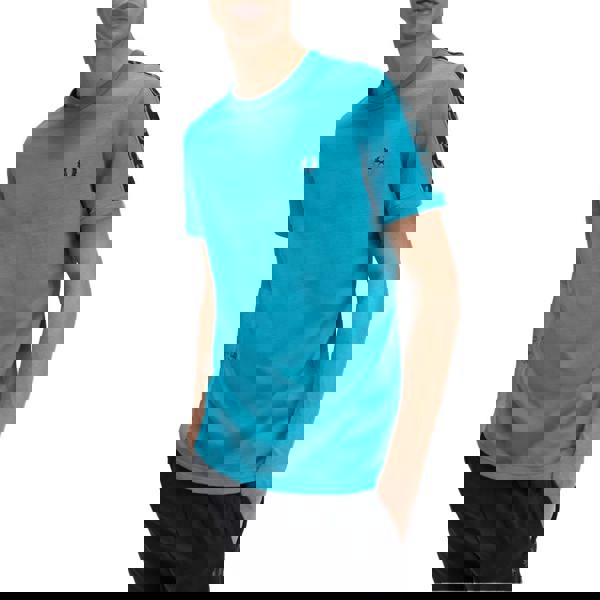 Fred Perry Unisex Adult Taped Shoulders T-Shirt - Cyber Blue - 