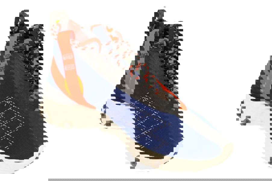 Nike React Runner Mid Wr Ispa Mens At3143  400 - Blue Void Team Orange 400 - Photo 3