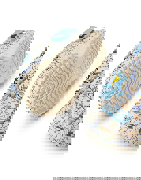 Bluey Boys Grey Multi Badge Clogs