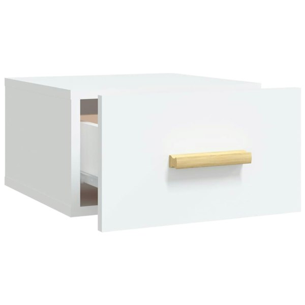Berkfield Wall-mounted Bedside Cabinets 2 pcs White 35x35x20 cm