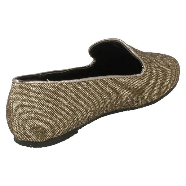 Cutie Girls Cutie Slip On Glitter Ballerina Shoes H2253