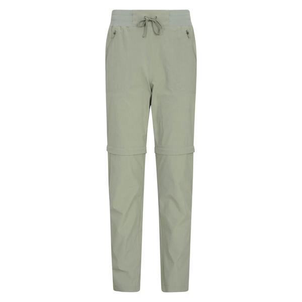 Mountain Warehouse Womens/Ladies Explorer Zip-Off Hiking Trousers - Khaki Green - 