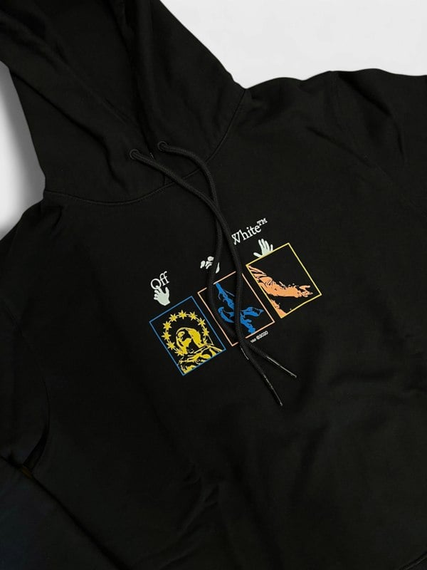 Off-White Milano Hoodie Black White