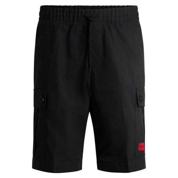 Hugo Mens Cargo Shorts - Black - 