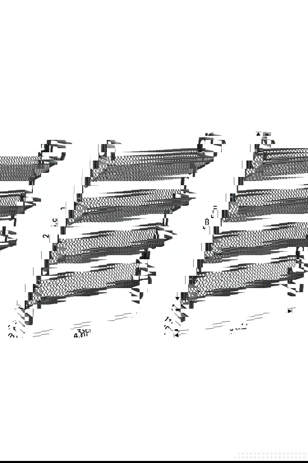 Living and Home 4-Tier Metal 24 Bottle Spice Rack Organizer Jar Rack