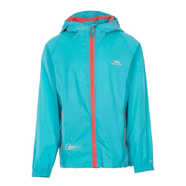 Trespass Childrens/Kids Qikpac Packaway Jacket - Aqua - 