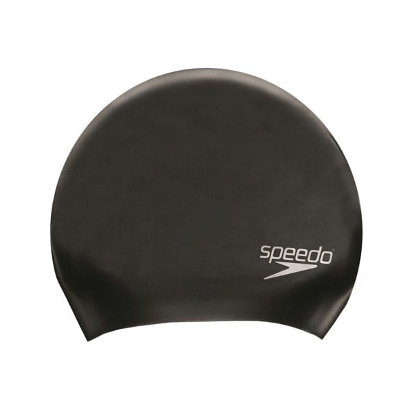 Speedo Unisex Adult Long Hair Swimming Cap - Black