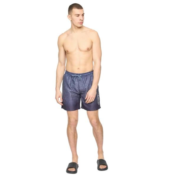 Crosshatch Mens Layotta Swim Shorts - Navy - 