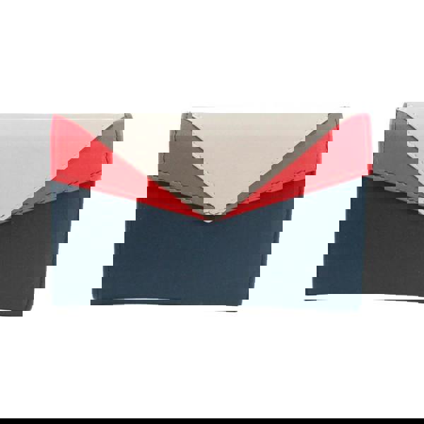 Eastern Counties Leather Womens Macy Leather Purse - Navy/Watermelon