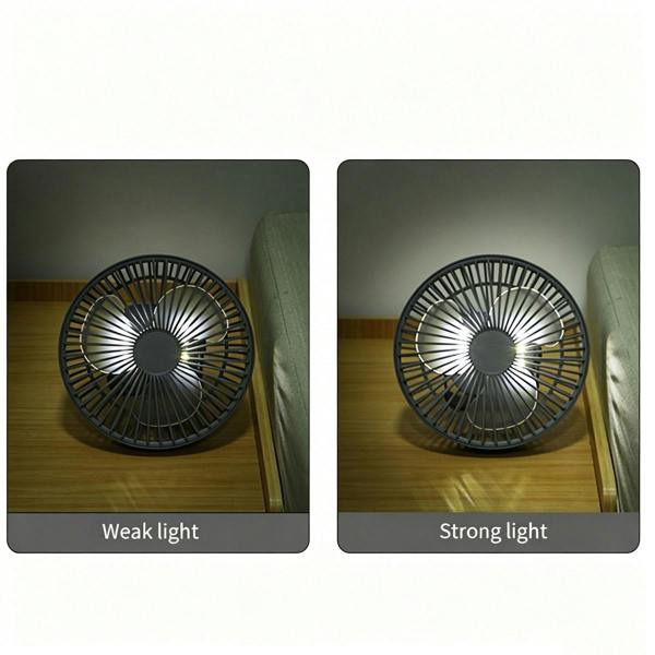 Leaper 2-in-1 Hanging and Standing Fan with Light