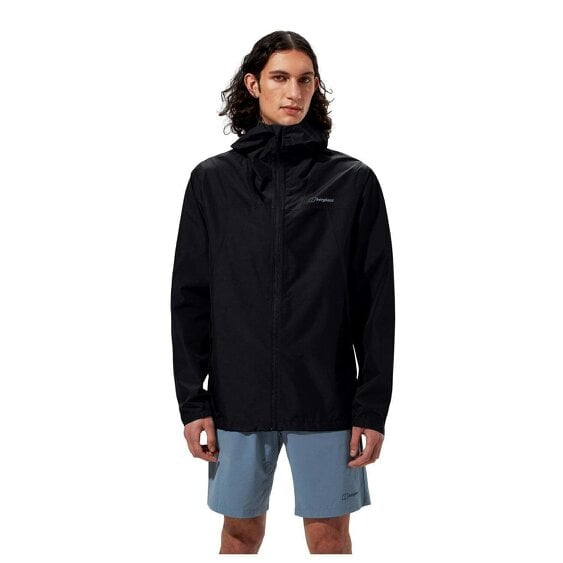 Berghaus Mens Deluge Pro 3.0 Rain Jacket Waterproof Coat Black