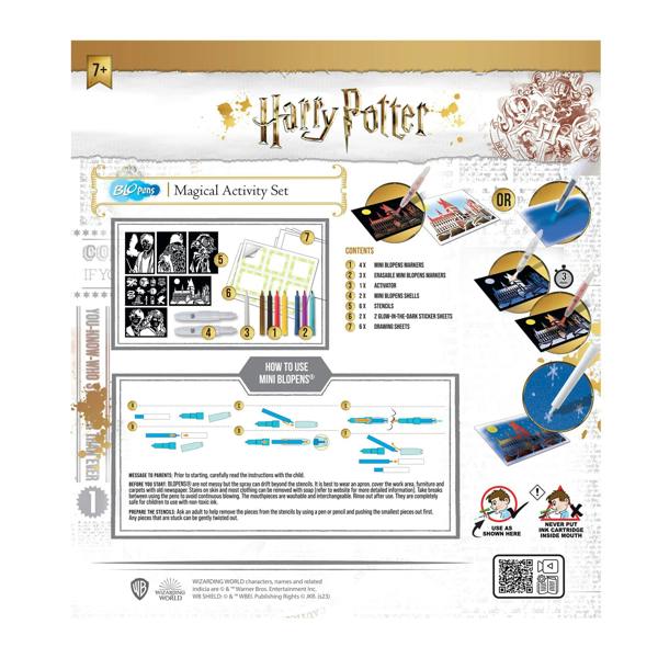 BLOPENS Harry Potter Magical Activity Set – Airbrush Art Kit