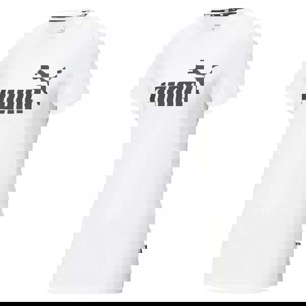 Puma Womens/Ladies Essential Logo T-Shirt - White - 