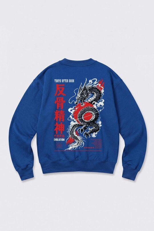 London Attitude Tokyo After Dark Graphic Sweatshirt