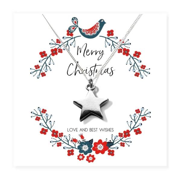 Aye Do Gifts Christmas Star Necklace & Gift Card