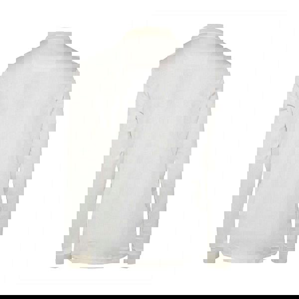 Hugo Mens H-Pado 431 Long-Sleeved Polo Shirt - White - 