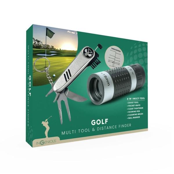 Abode Home & Gifts 6-in-1 Golf Multi-Tool and Distance Finder
