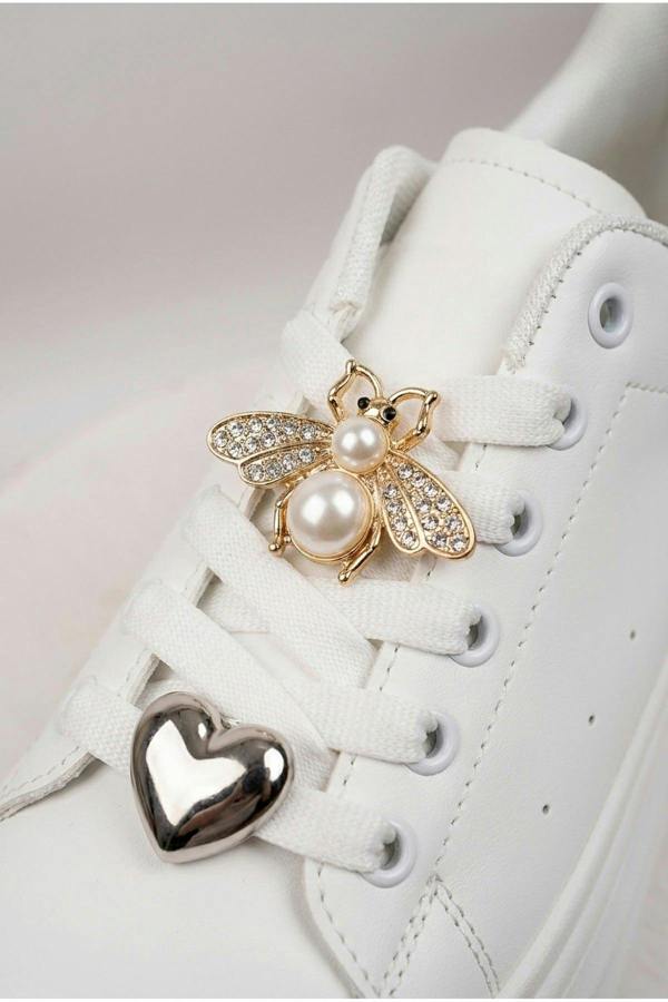 Sloane White Platform Trainers - Black
