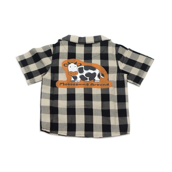 Lucy & Sam Mooooning Around Check Shirt