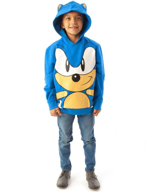 Sonic the Hedgehog Boys Blue Character Hoodie
