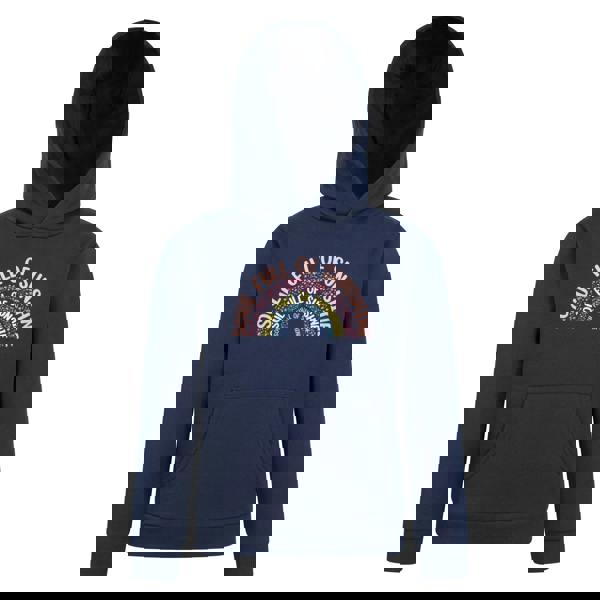 Mountain Warehouse Childrens/Kids Soul Full Of Sunshine Organic Hoodie - Navy - 