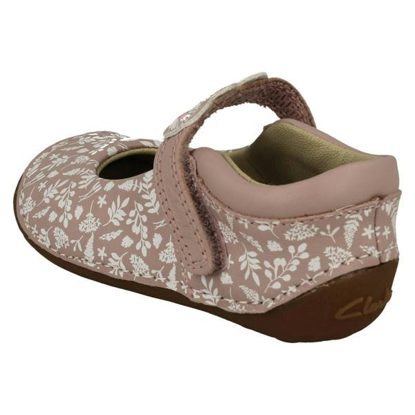 Clarks Girls Clarks Flower Detailed Mary Jane Shoes Tiny Flora T