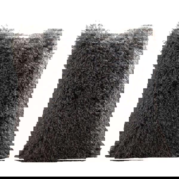 Furn Rowan Faux Fur Cushion Cover - Grey