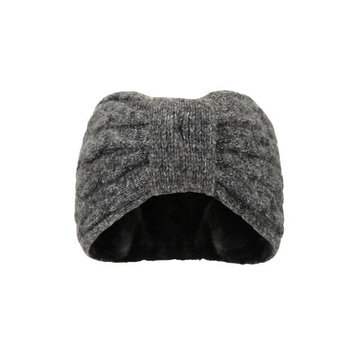 Mountain Warehouse Womens Twisted Knot Front Headband - Black - One Size - Black - 40% Acrylic/35% Polyester/23% Nylon/2% Elastic