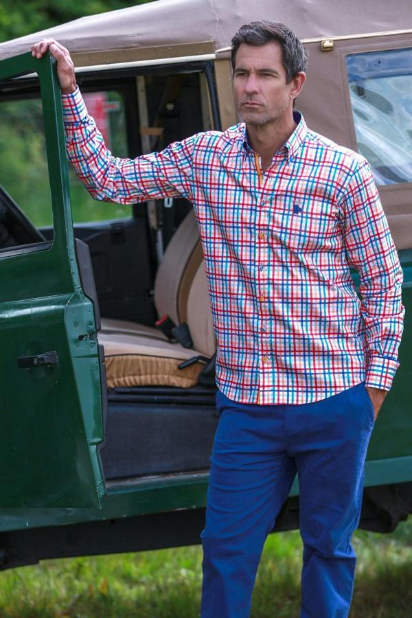 HERITAGE TATTERSALL CHECK CL2536 MULTICOLOR - Claudio Lugli Shirts