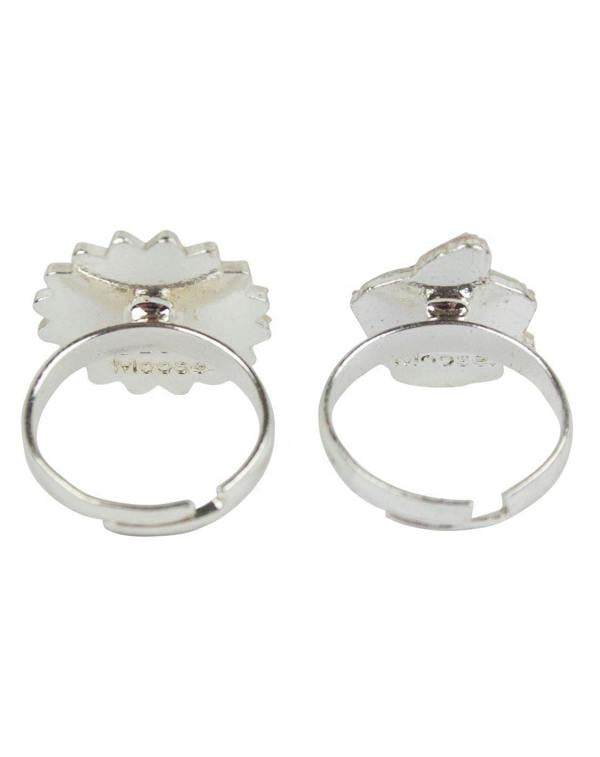 Vanilla Underground Shopkins Girls Silver Ring (One Size)