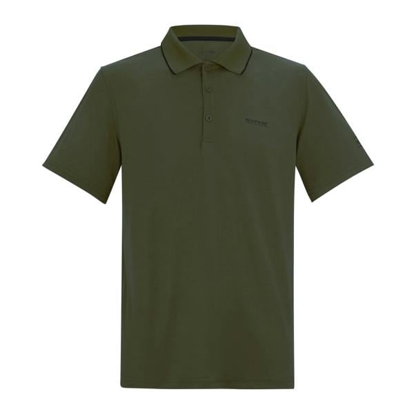 Regatta Mens Maverick V Active Polo Shirt - Dark Khaki - 