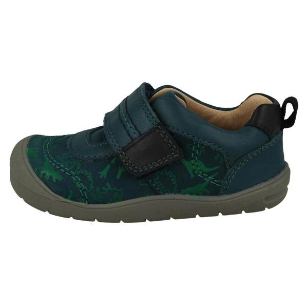 Clarks Boys Startrite Casual Hook & Loop Shoes Footprint