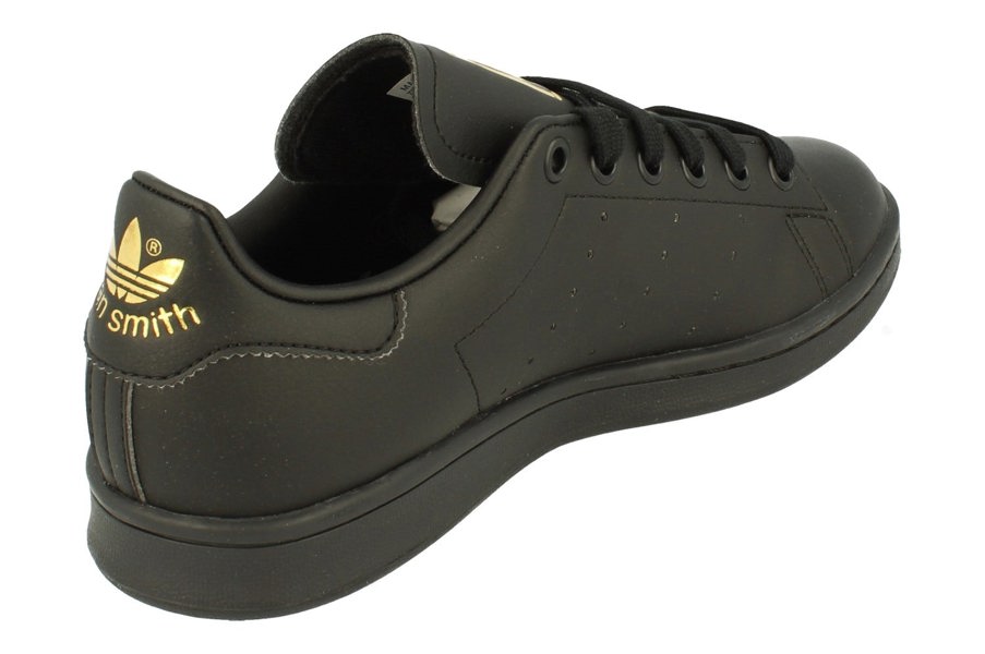 Adidas Originals Stan Smith Mens Trainers Sneakers  GZ7793 - Black Black Gold Gz7793 - Photo 2