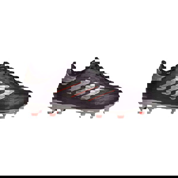 Adidas Childrens/Kids Copa Pure 2 League Synthetic Leather Firm Ground Football Boots - Aurora Black/Platinum Metallic/Turbo