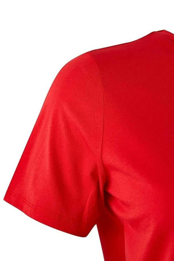 WOVCOR Off-Shoulder Detail 100% Cotton Knitted Blouse