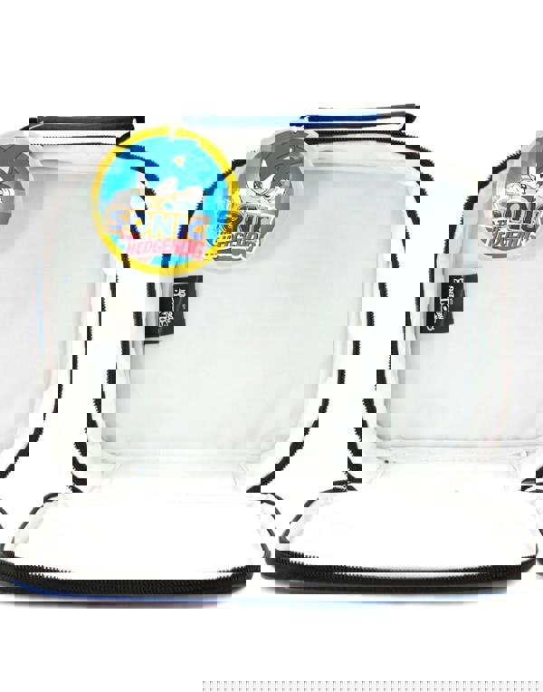 Sonic the Hedgehog Boys Black Zip Lunch Bag (One Size)