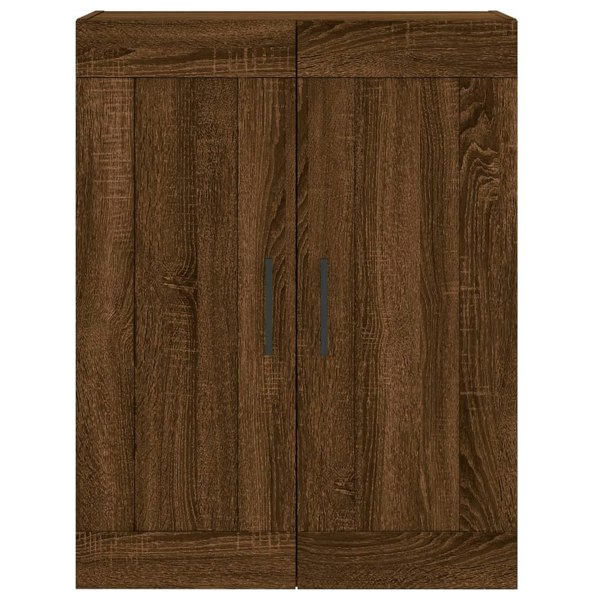 Berkfield Wall Mounted Cabinet Brown Oak 69.5x34x90 cm Engineered Wood