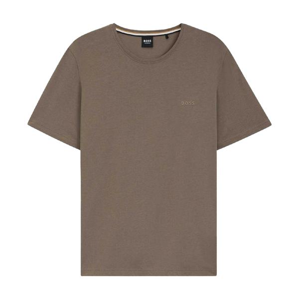 Boss Mens Mix&Match Regular T-Shirt - Brown - 
