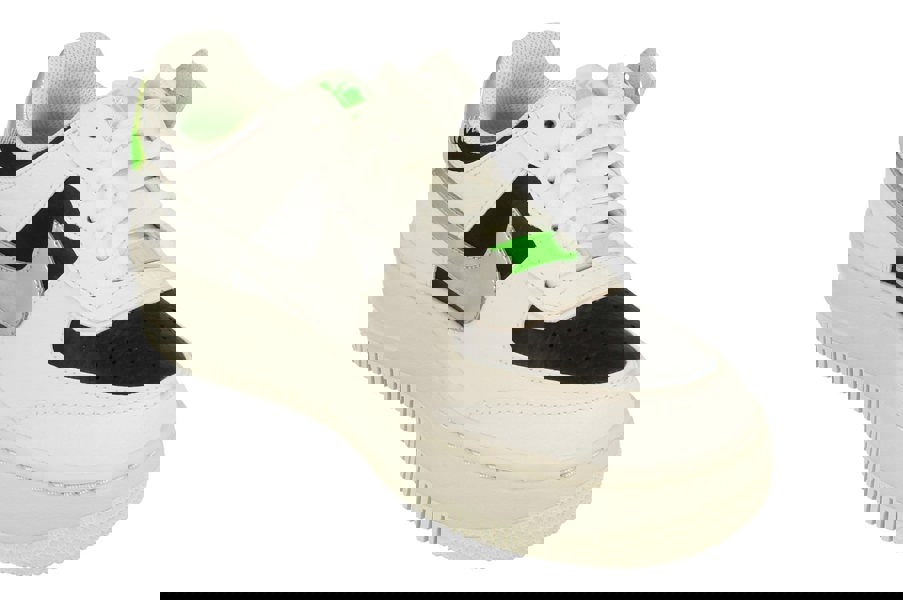 Nike Womens Air Force 1 Shadow Trainers Dn8006  100 - White Metallic Silver 100 - Photo 3