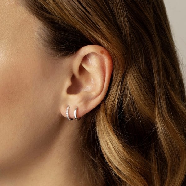 Gold Trip Double Hoop Illusion Earrings