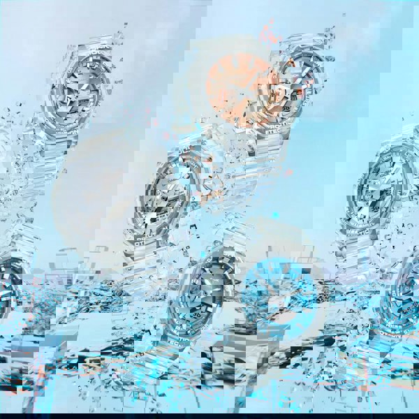 Casio Unisex G-Shock Metallic Orange Dual Display Watch GA-2100BM-7A5ER